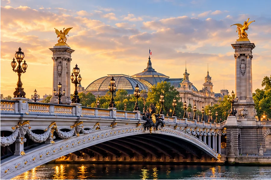 亚历山大三世桥 AI旅行示意图